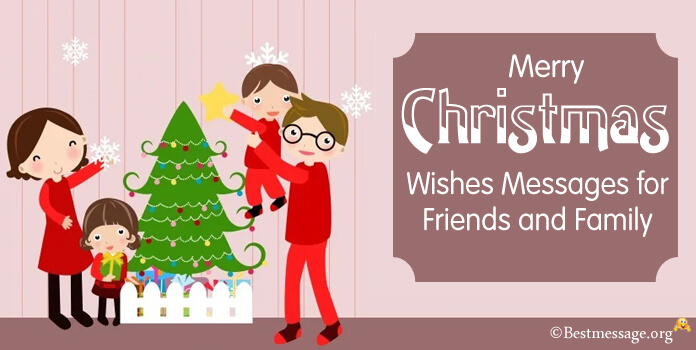 Short Merry Christmas Wishes To Friends And Family on Whatsapp