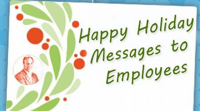 Holiday Messages to Employees