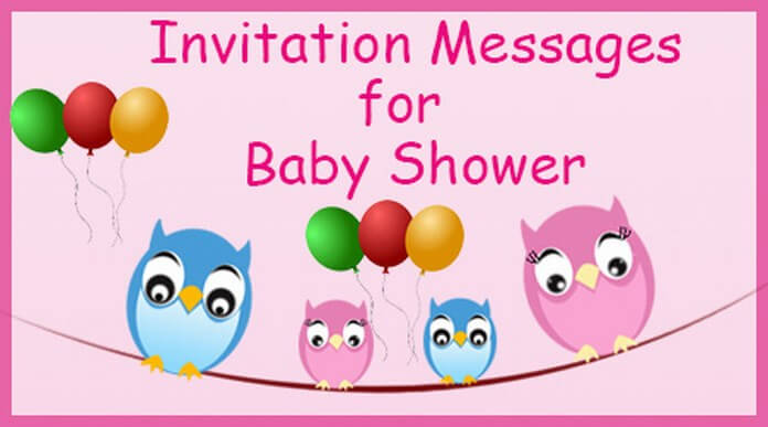 invitation message for baby shower function