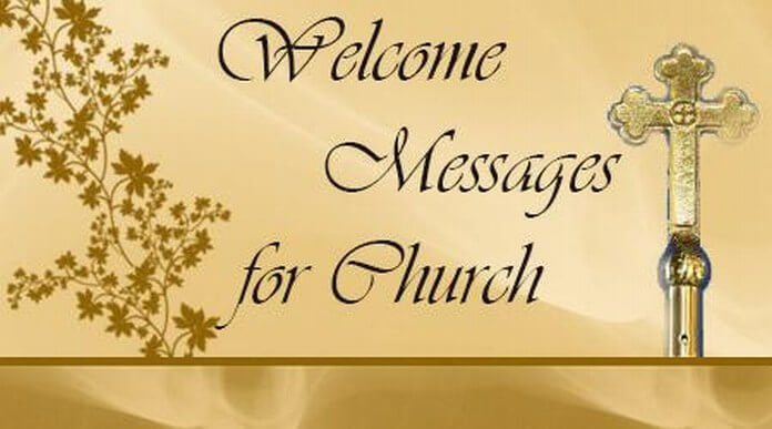 Welcome Messages for Church