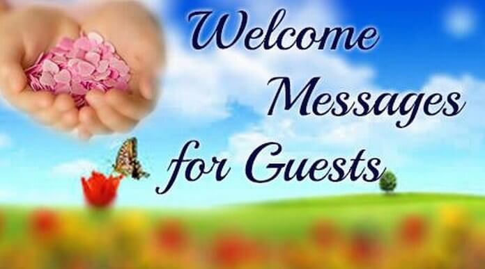 Welcome Messages for Guests