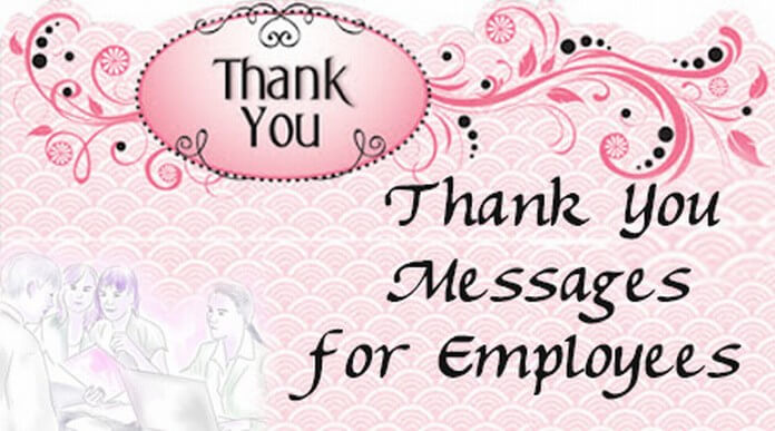 Thank You Message for Employees