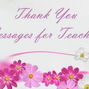 Thank you Messages for Teacher