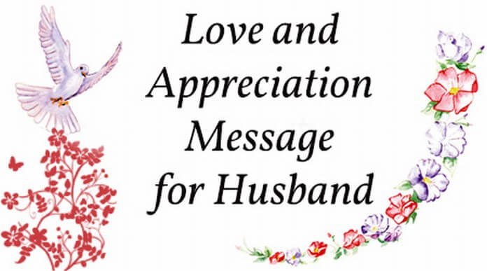 Love Appreciation Message for Husband