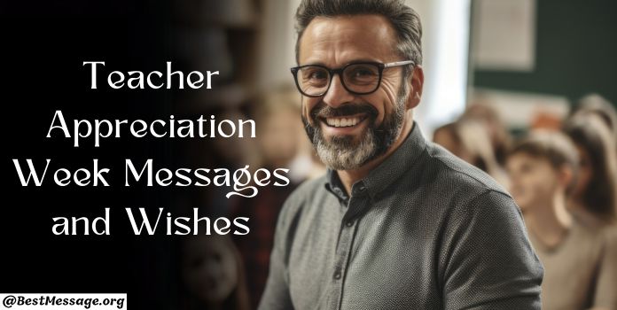 Appreciation Message for Teacher Week