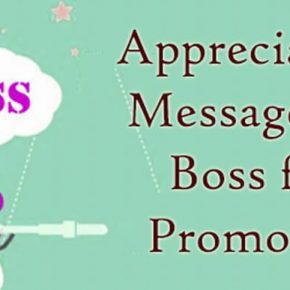 Appreciation Messages to Boss for Promotion