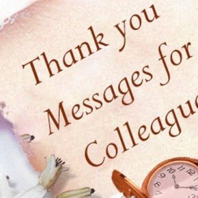 Thank you Messages for Colleagues