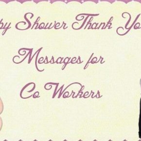 Baby Shower Thank You Messages for Co Workers