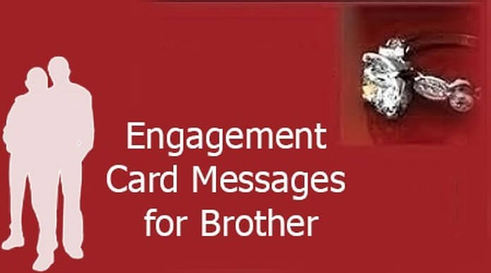 Engagement Card Messages for Brother