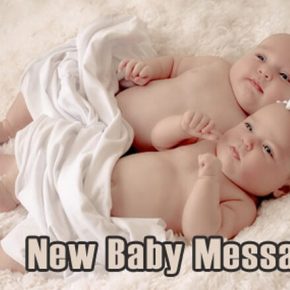 Sample newborn baby message