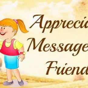 friends appreciation text message