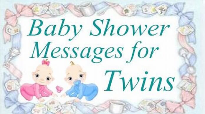 Baby Shower Message for Twins