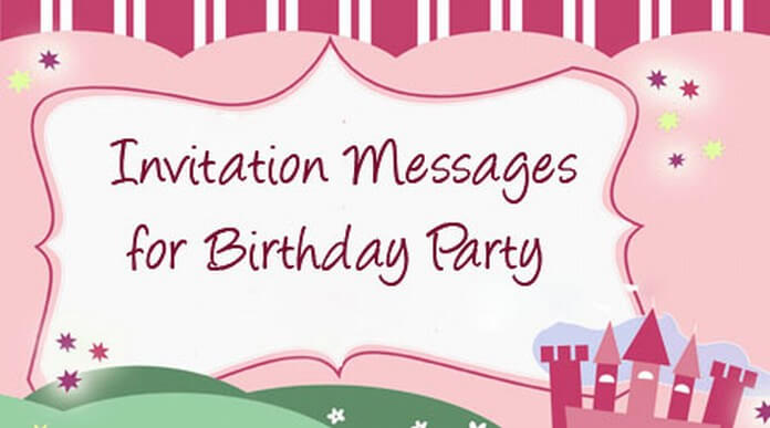 surprise birthday party invitation messages