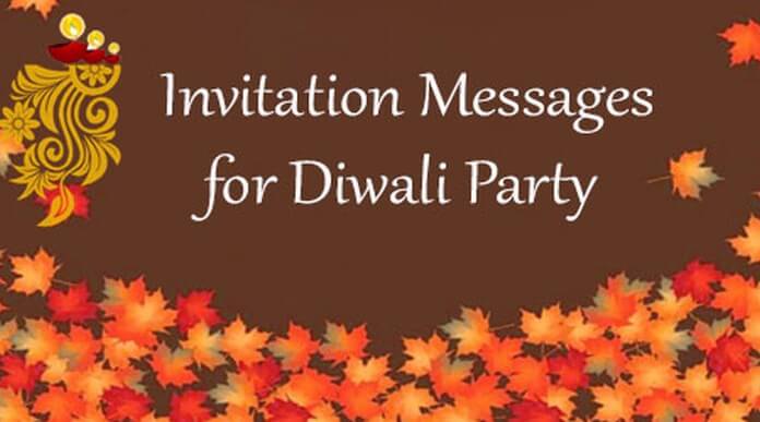 Invitation Messages for Diwali Party