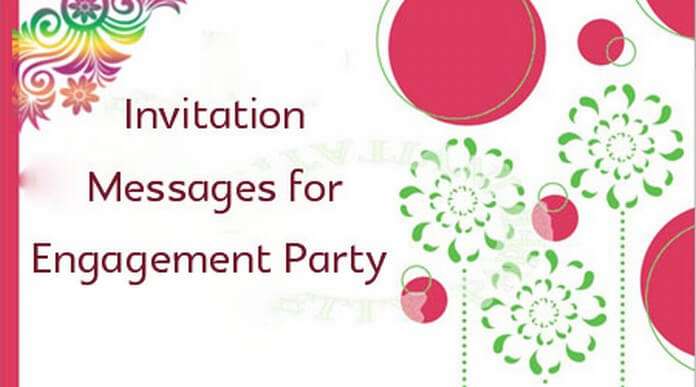 Invitation Messages for Engagement Party