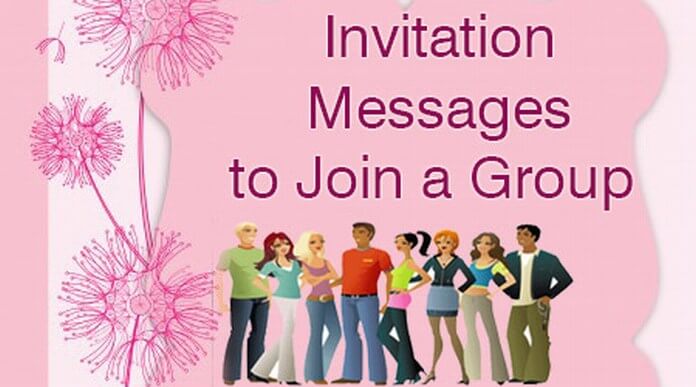 Invitation Messages to Join a Group