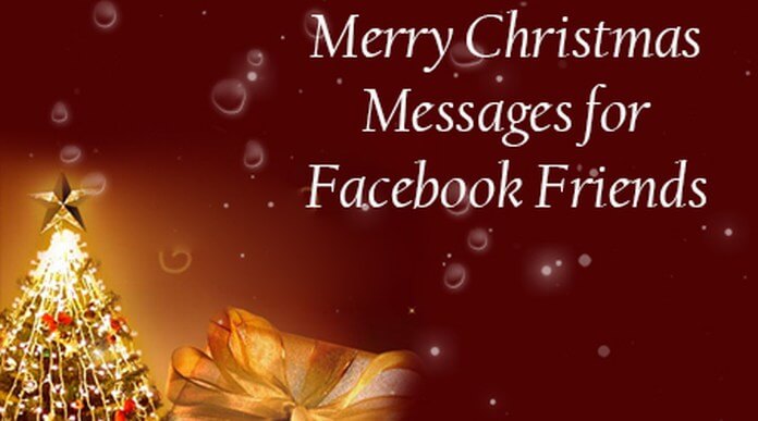 Merry Christmas Messages for Facebook Friends