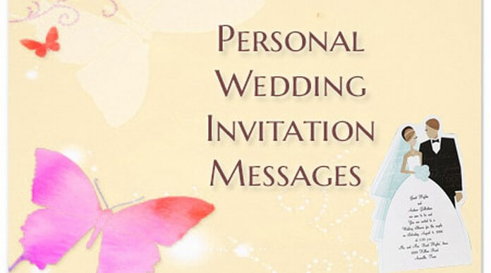 Personal Marriage Invitation 7