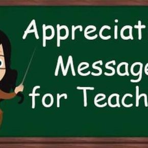 Appreciation Messages for Teacher