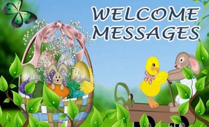 Sample Of Welcome Message‎