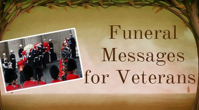 Funeral Messages for Veterans