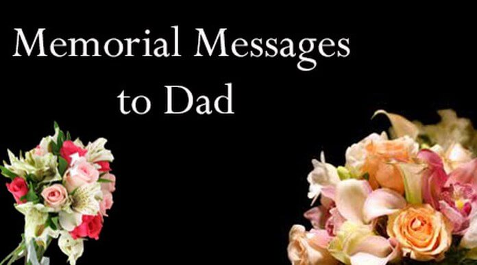 Memorial text Messages to Dad