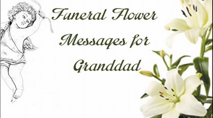Funeral Flower Messages for Grandad