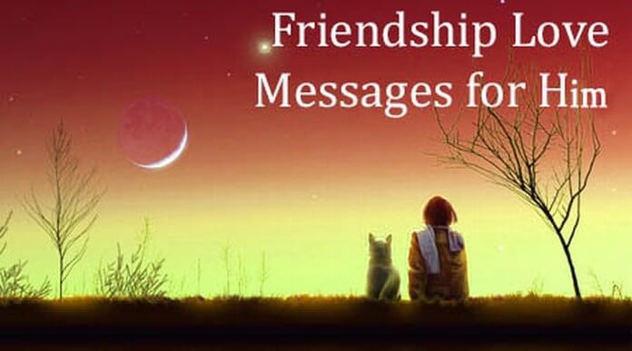 Friendship Love Messages for Him