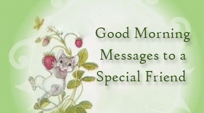 Good Morning Messages to a Special Friend