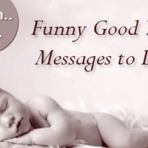 Funny good night messages to lover
