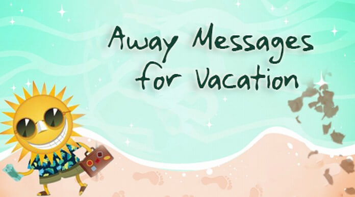 vacation away messages sample