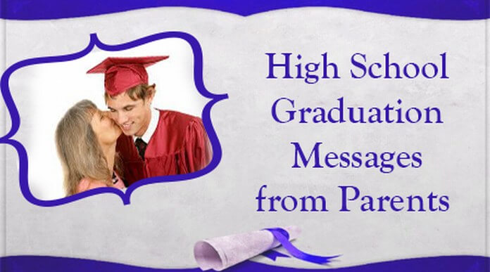 High School Graduation Messages from Parents