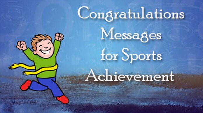 Congratulations Messages for Sports Achievement