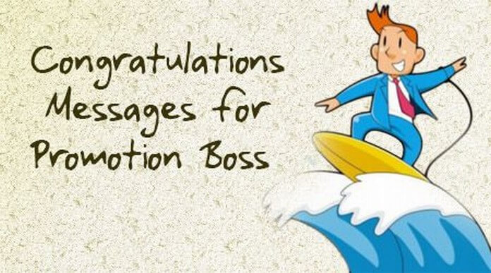 Congratulations Messages for Promotion Boss