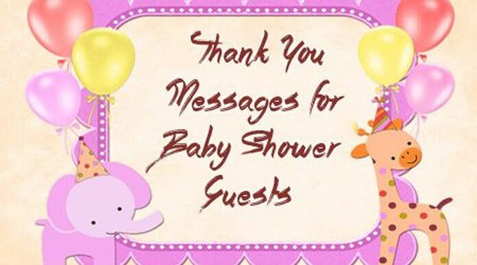 Thank You Messages for Baby Shower Guests