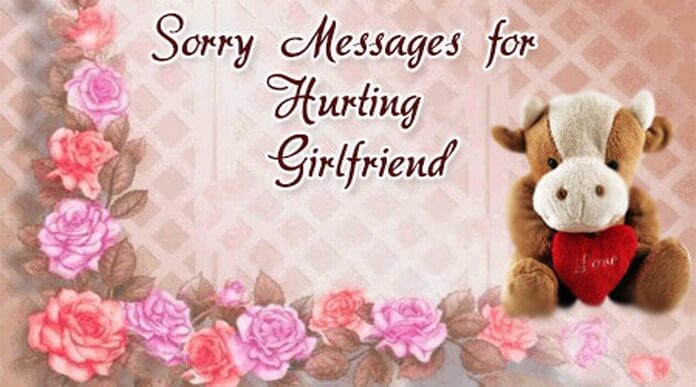 Sorry msg for gf