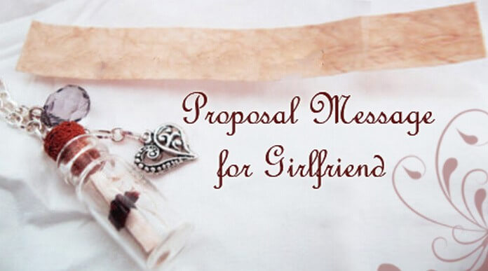 Proposal Message for Girlfriend