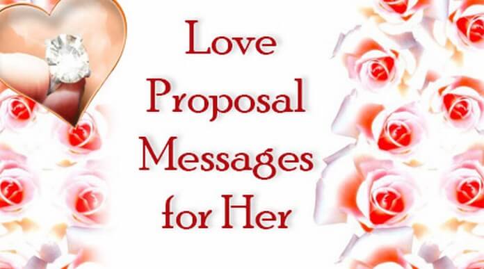 Love Proposal Messages for Her