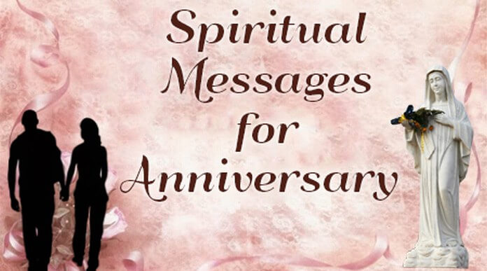 Spiritual Messages  for Anniversary  Religious  Wedding  