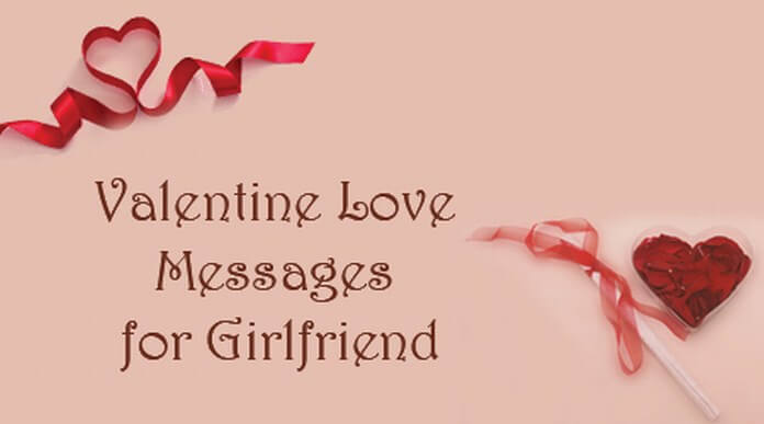Valentine Love text Messages for Girlfriend