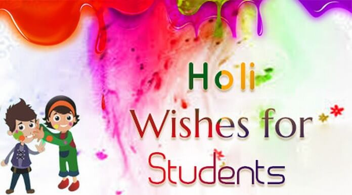 Holi Wishes Message for Students
