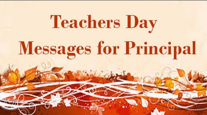 Teachers Day Messages for Principal