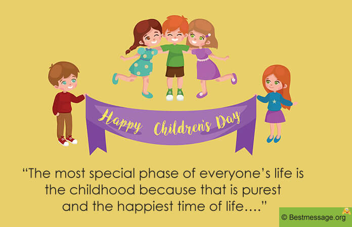 Happy World Children's Day Messages Quotes Images