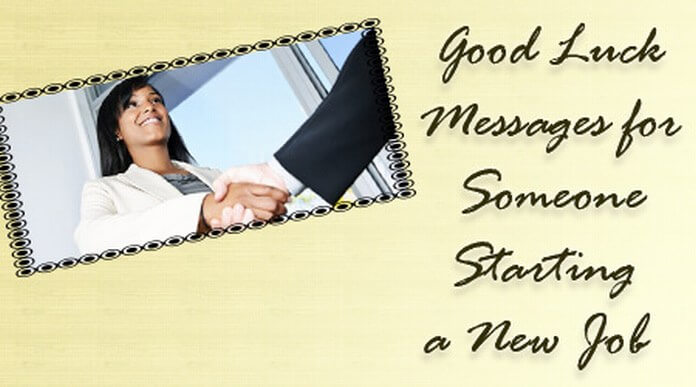 Good Luck Messages for Someone Starting a New Job