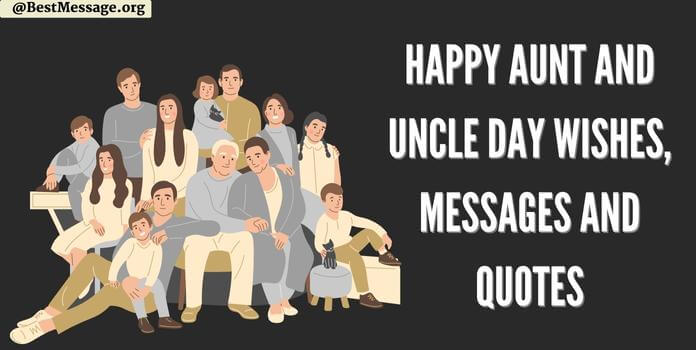 Aunt and Uncle's Day message
