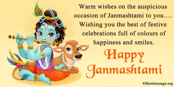 Janmashtami Messages with pictures