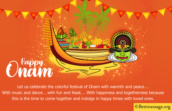 Happy Onam Festival Wishes Messages 2021