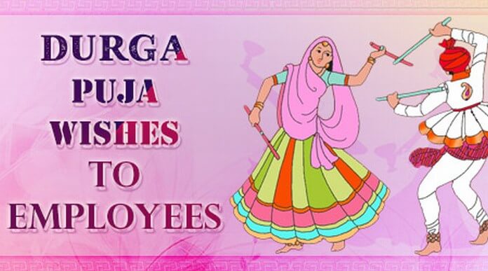 Durga Puja Wishes to Employees
