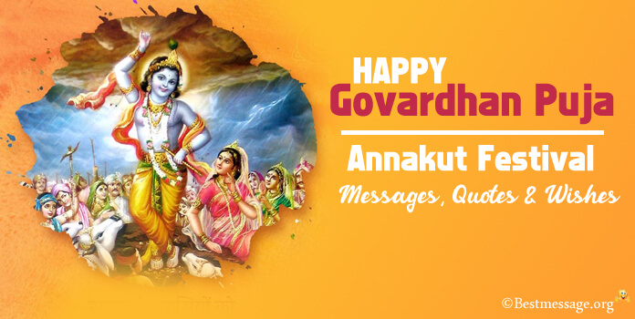 Goverdhan and Annakut Festival Messages
