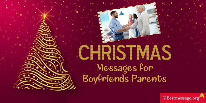 Christmas Messages for Boyfriends Parents